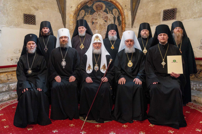 Патриаршее богослужение в Успенском соборе Московского Кремля