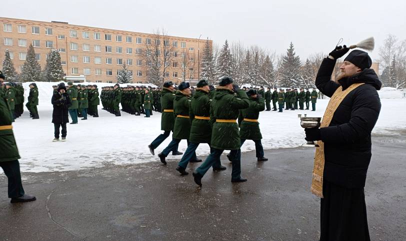Присяга в Учебном центре Железнодорожных войск города Щёлково