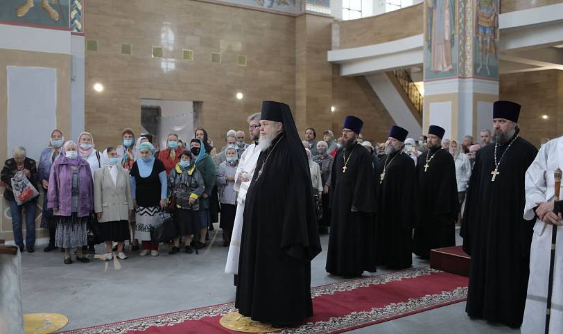 Первая Литургия в Вознесенском храме г. Электросталь