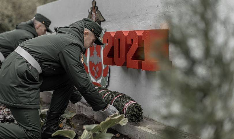 Освящение памятника в войсковой части в Павловском Посаде
