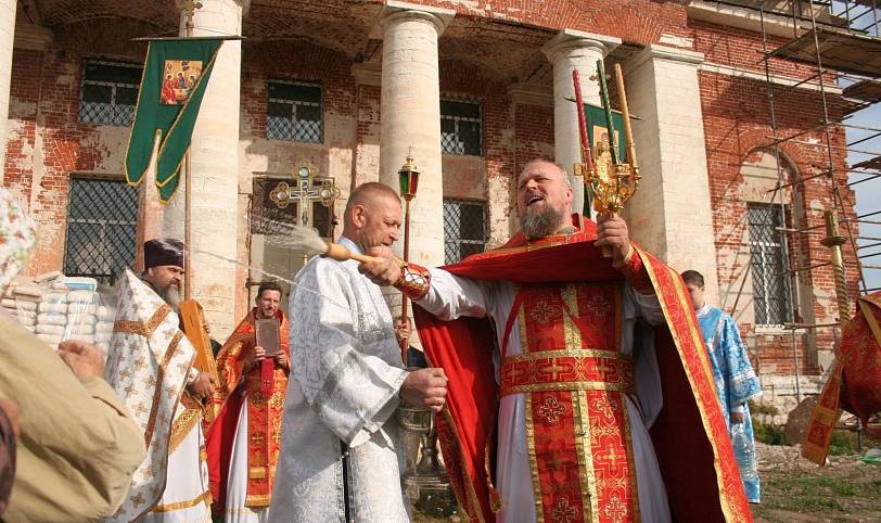 Престольный праздник в Воскресенском храме посёлка Ильинский погост