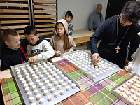 Посещение просфорни при храме святого мученика Иоанна Воина деревни Никифорово учащимися Алексиевской гимназии