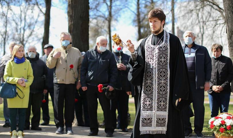 Митинг памяти ликвидаторов аварии на Чернобыльской АЭС в Ногинске
