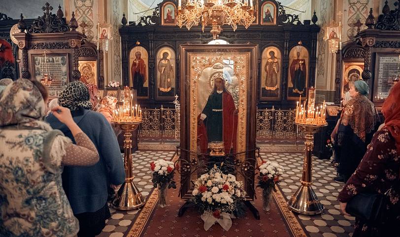 Престольный праздник в Екатерининском храме села Рахманово