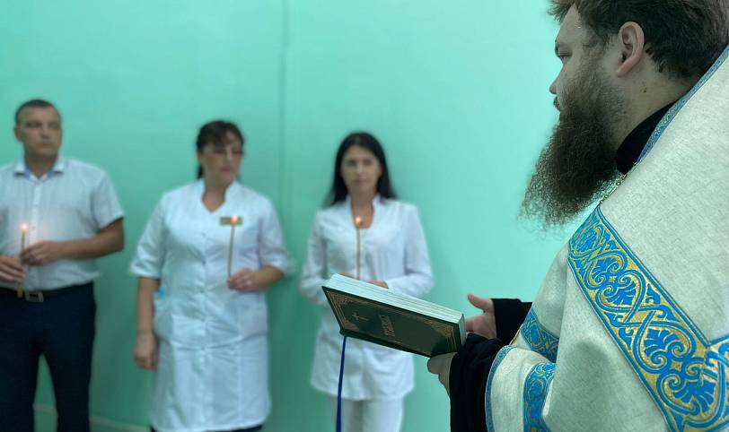 Молебен в Электрогорской городской больнице