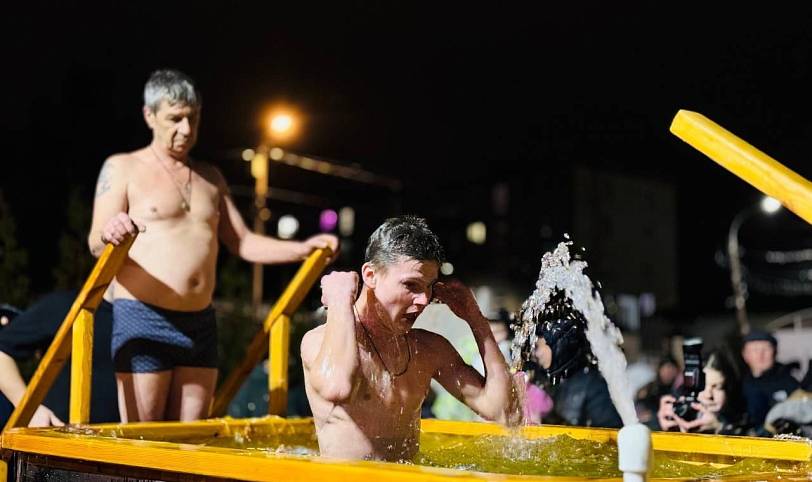 Праздник Крещения Господня в Казанском храме города Павловский Посад