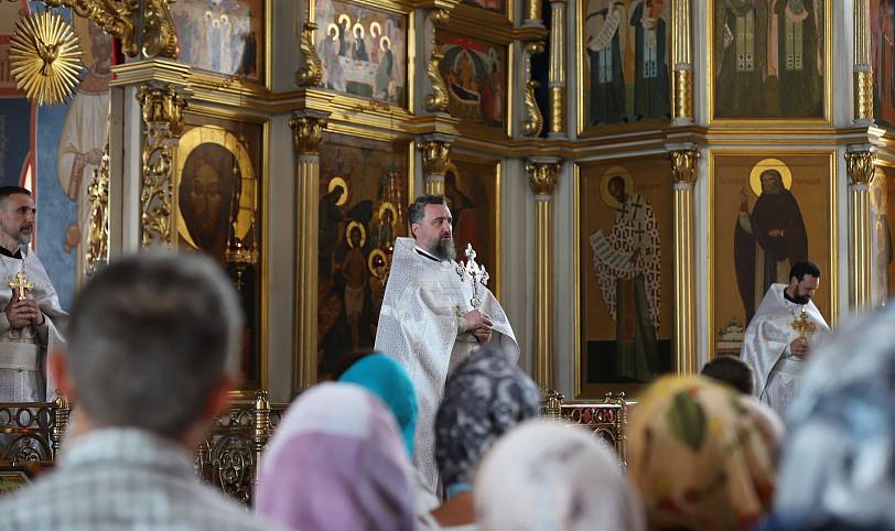 Троицкая родительская суббота в Богоявленском соборе Ногинска