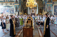 Открытие детско-юношеского слёта православного лагеря «Благовест» Московской митрополии