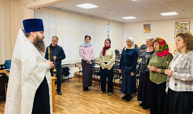 Освящение первого корпуса Гимназии в Павловском Посаде