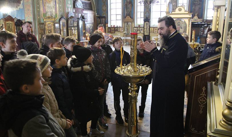 Встреча со спортсменами в Иоанно-Богословском храме г. Ликино-Дулево