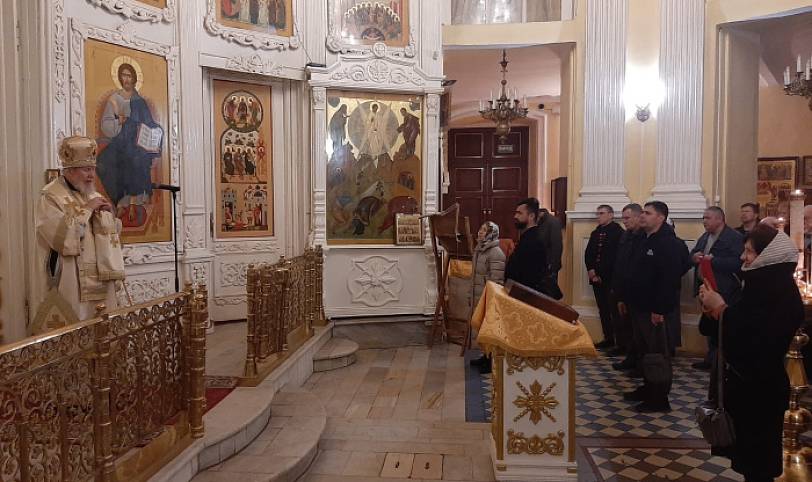 Архиерейское богослужение в Преображенском кафедральном соборе Балашихи