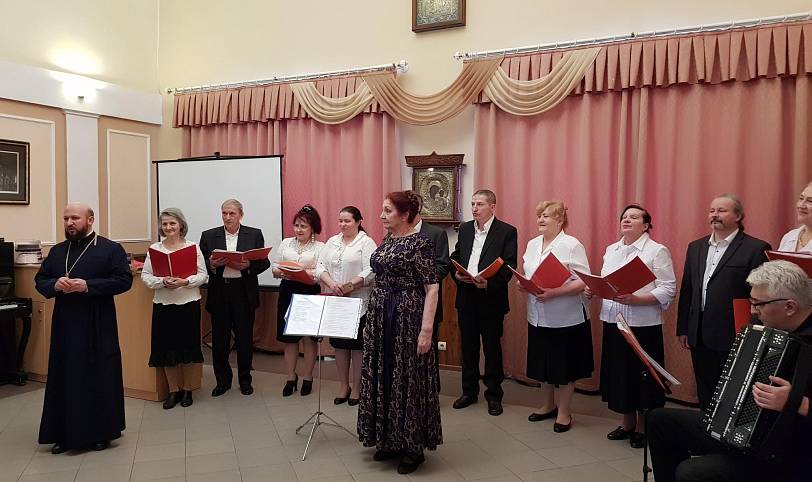 Концерт народного хора Богородицерождественского собора г. Орехово-Зуево