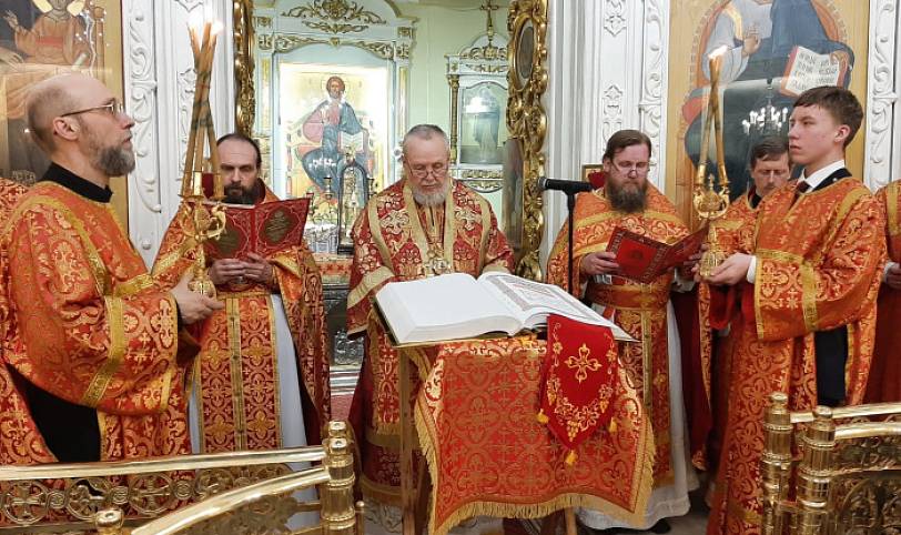 Пасха Христова в Преображенском кафедральном соборе Балашихи 