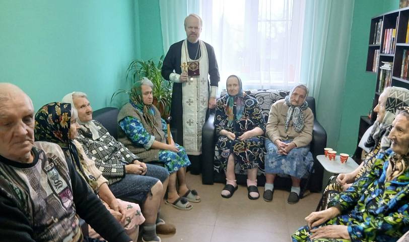 Посещение пансионата для пожилых людей города Щёлково