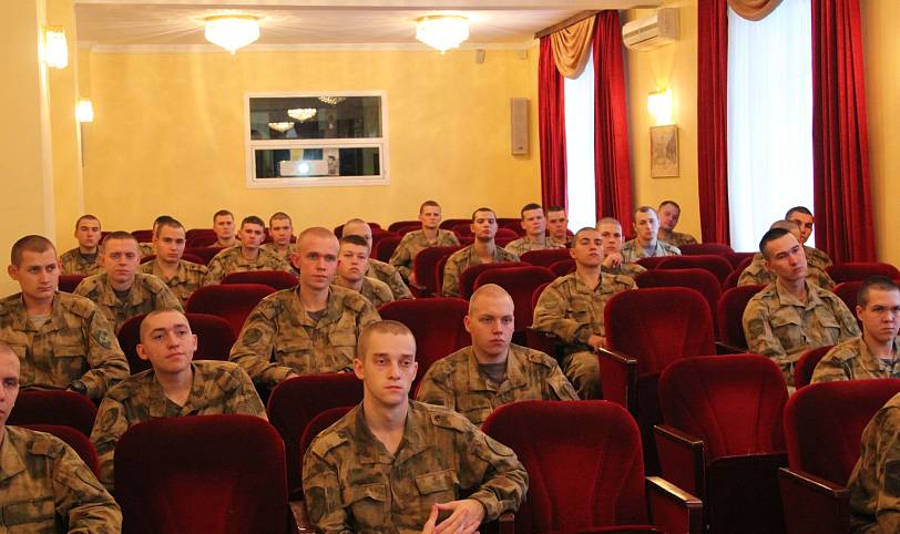 Беседа в дивизии особого назначения им. Ф.Э. Дзержинского