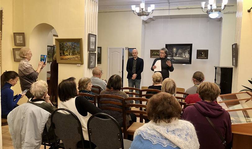 Открытие выставки в культурном центре города Фрязино