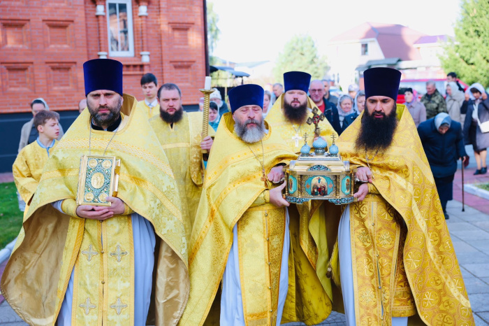 Престольный праздник в Вознесенском храме города Павловский Посад