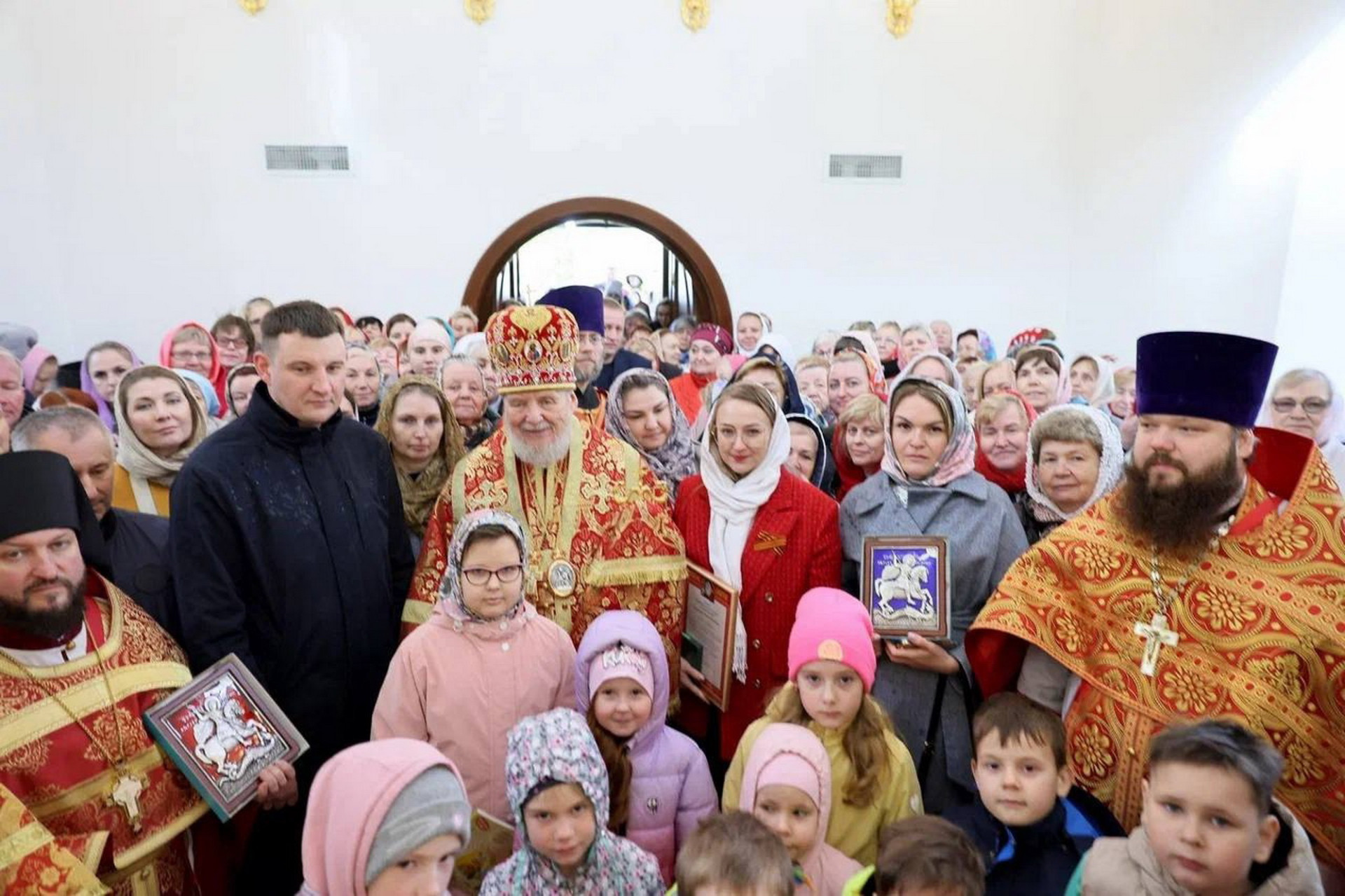 Архиерейское богослужение в Георгиевском храме г. Павловский Посад 