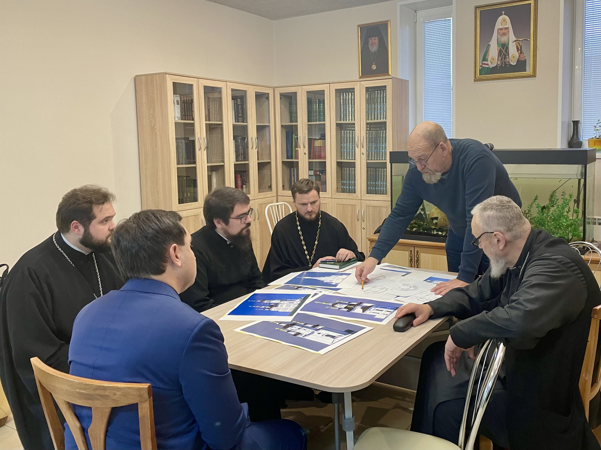 Совещание, посвящённое строительству Игоревского храма в микрорайоне 1 Мая 