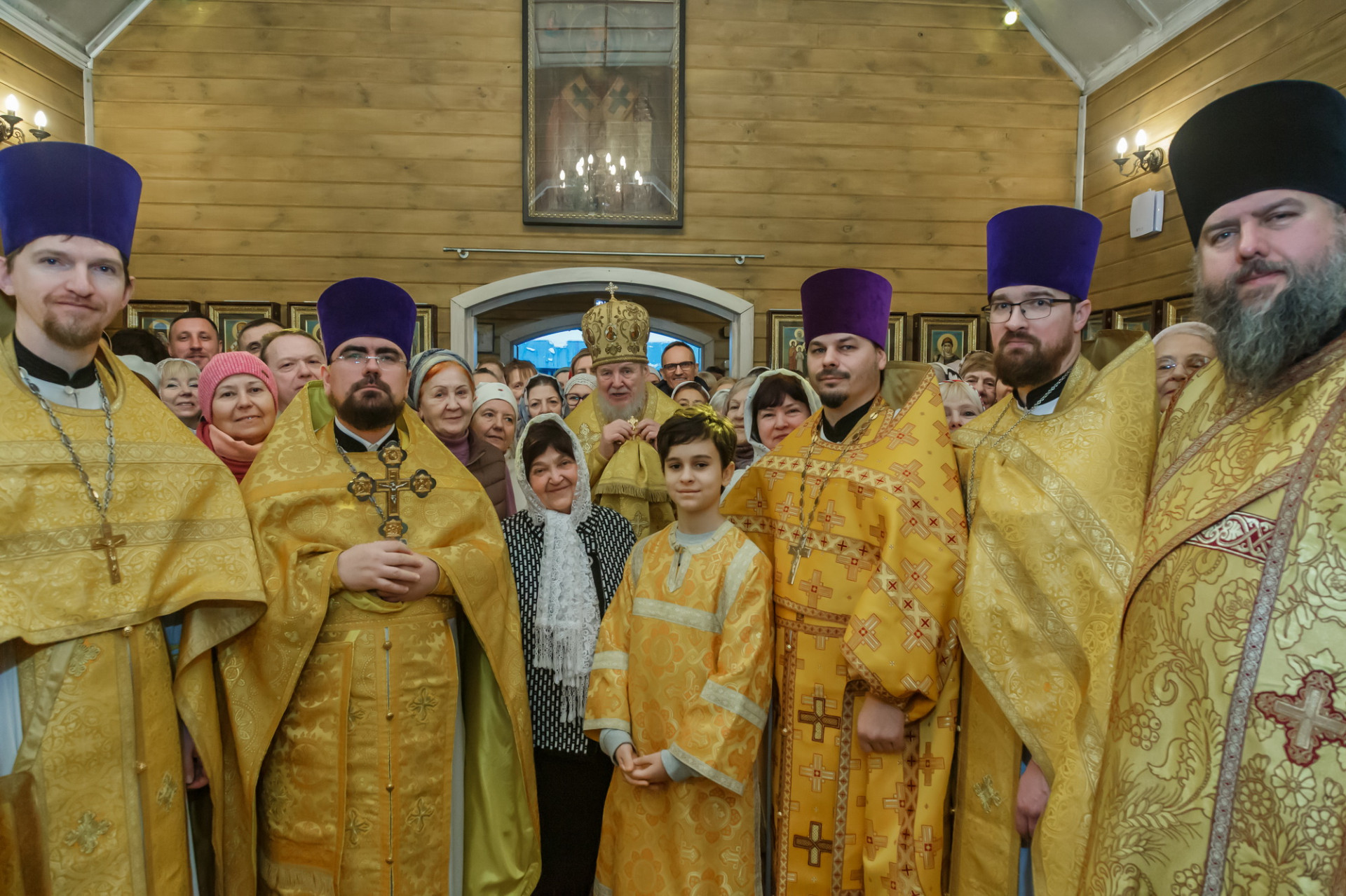 Архиерейское богослужение в Кирилло-Мефодиевском храме Балашихи