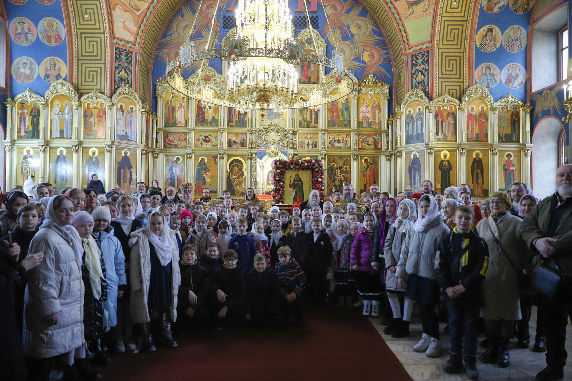 Архиерейское богослужение в Богоявленском соборе Ногинска