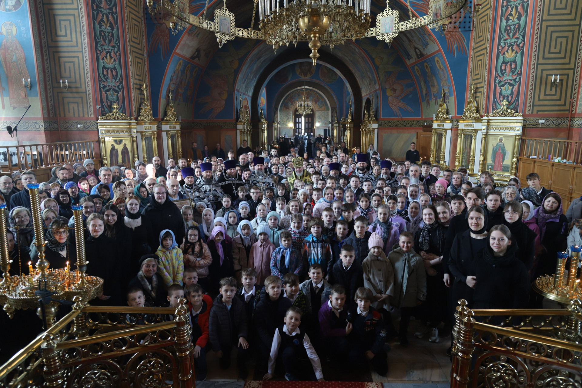 Архиерейское богослужение в Богоявленском соборе Ногинска 