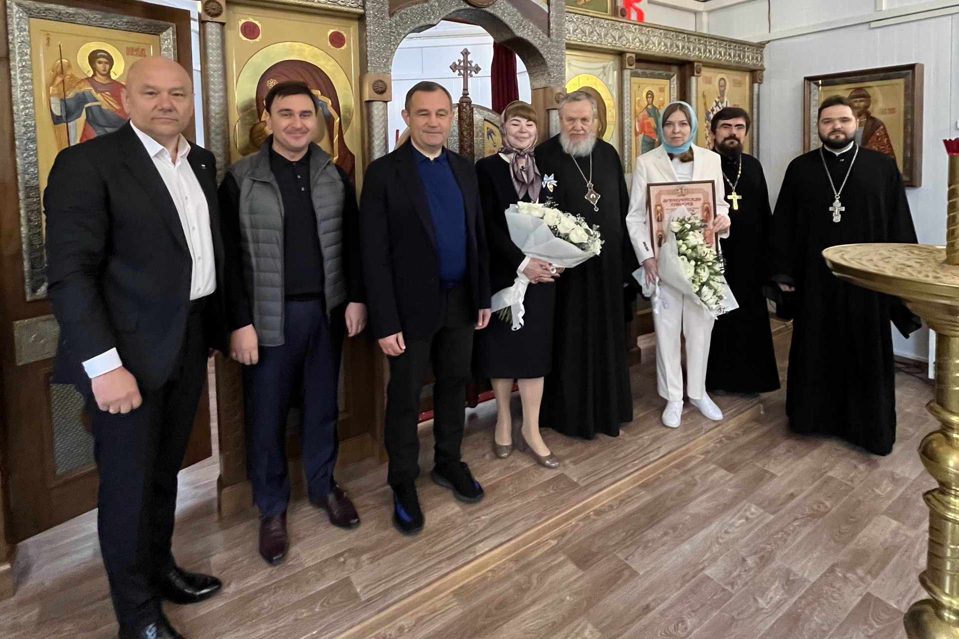 Освящение иконостаса Игоревского храма в Балашихе 