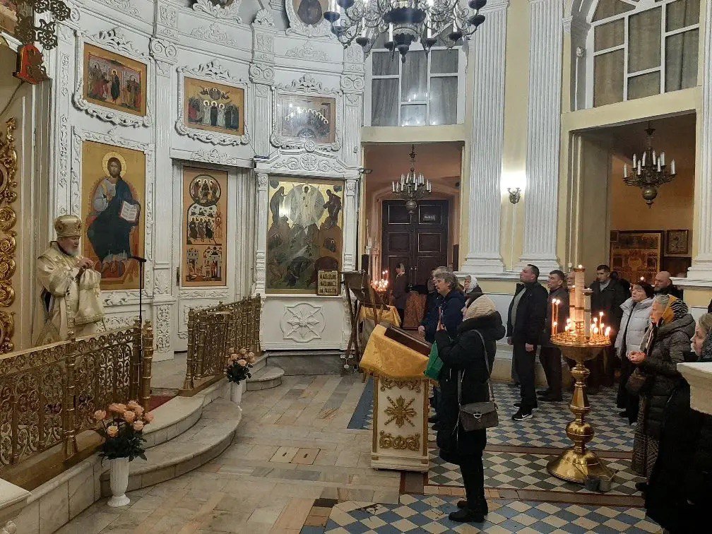 Архиерейское богослужение в Преображенском кафедральном соборе Балашихи 