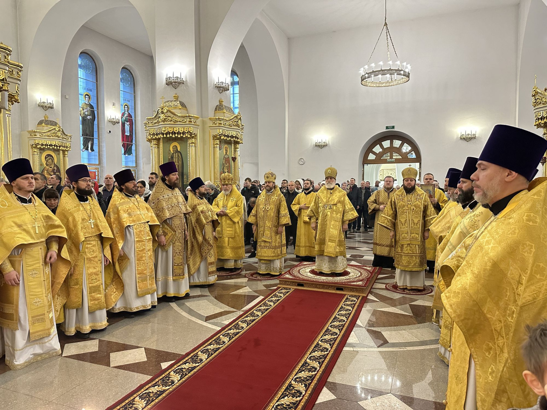 Соборное служение Архиереев Московской митрополии в Одинцово