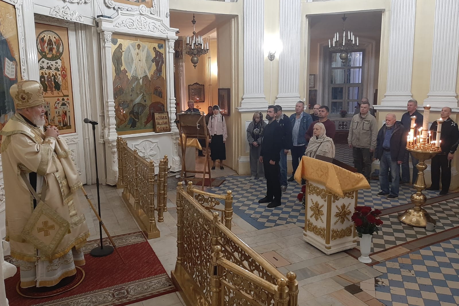 Архиерейское богослужение в Преображенском кафедральном соборе Балашихи 