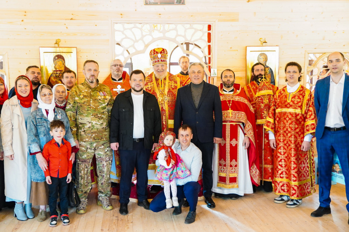 Архиерейское богослужение в храме Воскресения Словущего г. Шатура 