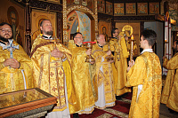 Престольный праздник в Князь-Владимирском храме деревни Новофрязино