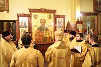 Престольный праздник в Никольском храме города Павловский Посад