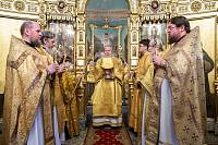 Архиерейское богослужение в Покровском храме города Щёлково