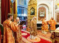 Патриаршее богослужение в Храме Христа Спасителя