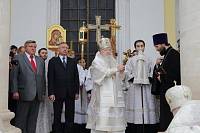 Великое освящение Свято-Духовского храма села Шкинь Коломенского района