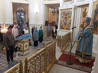 Архиерейское богослужение в Преображенском кафедральном соборе Балашихи