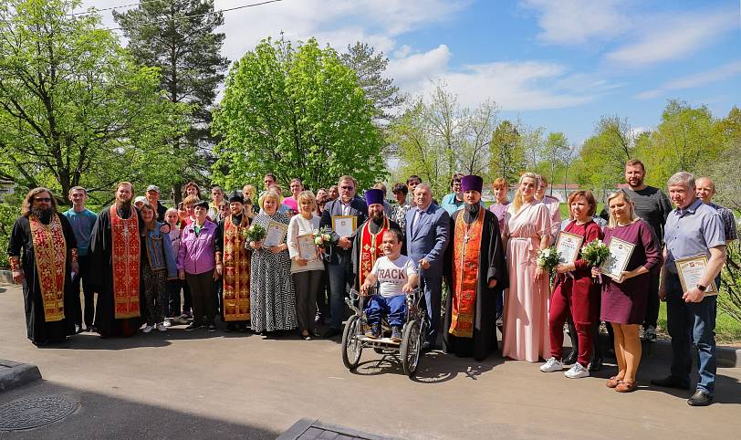Освящение нового здания Орехово-Зуевского психоневрологического интерната