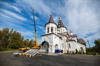 Освящение крестов в Медвежьих Озёрах