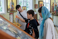 Школьники в Никольском храме г. Орехово-Зуево