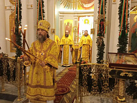 Архиерейское богослужение в Покровском храме Балашихи