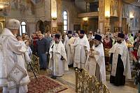 Архиерейское богослужение в Троицком храме города Реутова