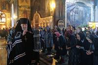 Чтение Великого покаянного канона преподобного Андрея Критского в Богородицерождественском соборе г. Орехово-Зуево 