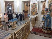 Архиерейское богослужение в Преображенском кафедральном соборе Балашихи
