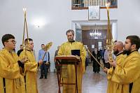 Архиерейское богослужение в Крестовоздвиженском храме города Орехово-Зуево