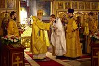 Архиерейское богослужение в Иоанно-Богословском храме г. Ликино-Дулёво 