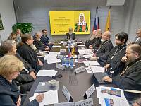 Заседание рабочей группы организационного комитета по подготовке празднования 100-летия со дня блаженной кончины святителя Тихона, Патриарха Московского