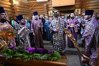 Архиерейское богослужение в Серафимовском храме Балашихи