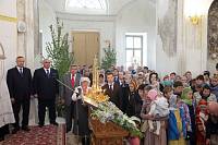 Великое освящение Свято-Духовского храма села Шкинь Коломенского района