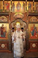 Архиерейское богослужение в Никольском храме Балашихи